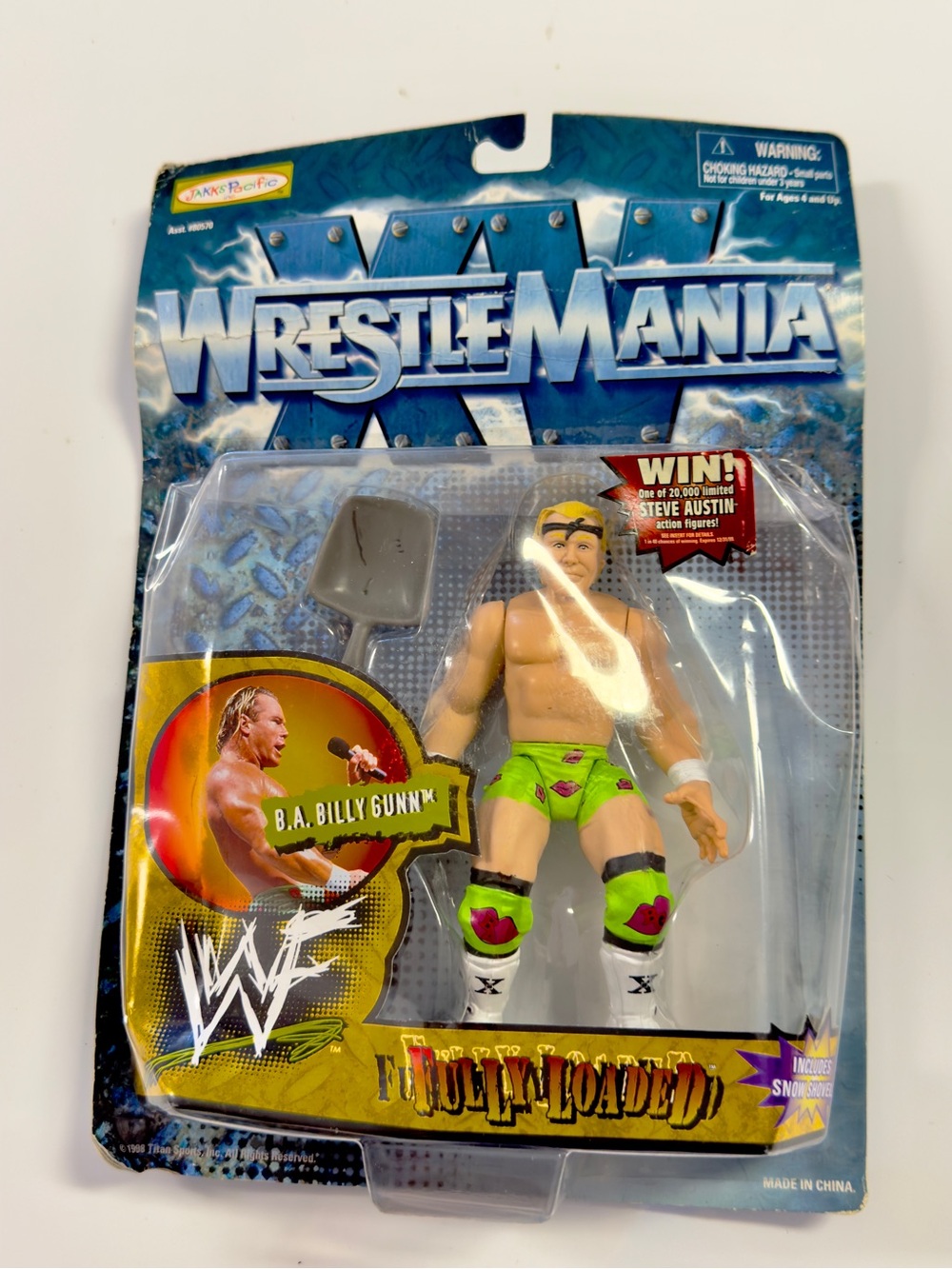 WWE B.A. Billy Gunn Action Figure - Neon Green and Black